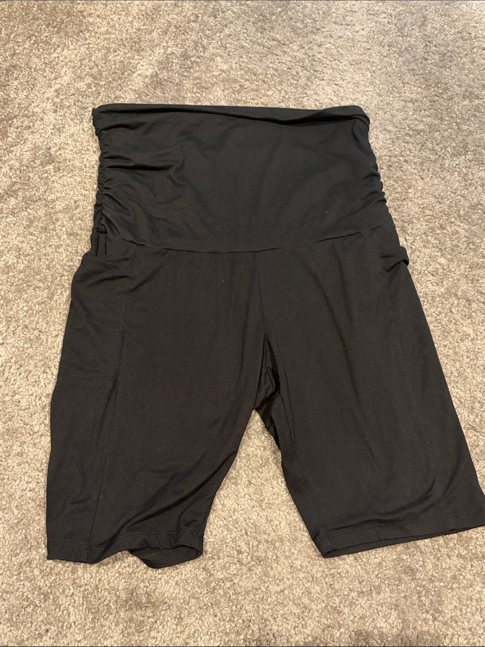 Black Maternity Shorts